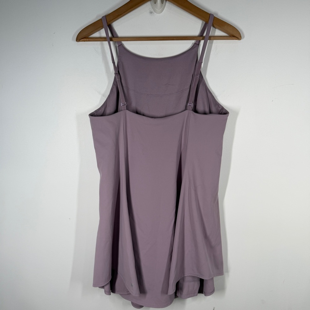Old Navy Powersoft Mini 2in1 Skort Tennis Dress Size Large Pockets Purple - Picture 6 of 8